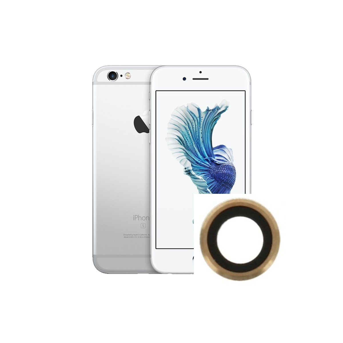Reparacion Lente Camara trasera iphone 6s