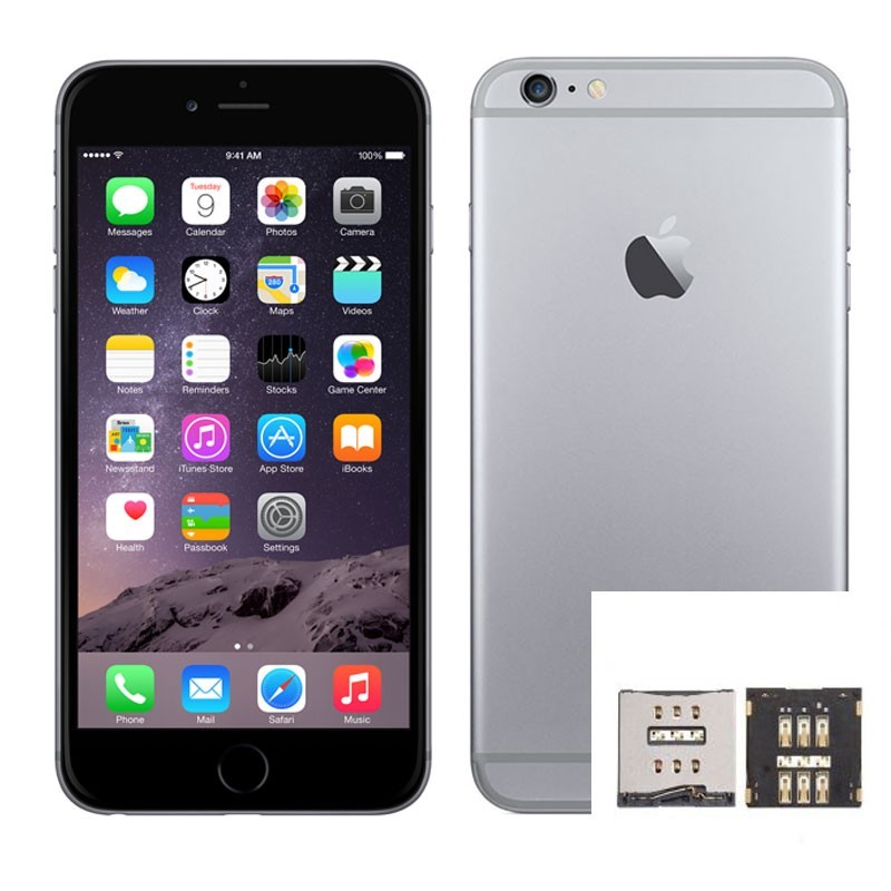 Reparacion Lector SIM iPhone 6 Plus