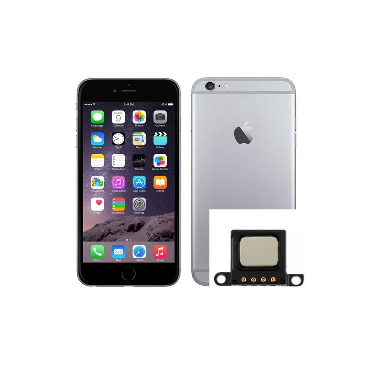 Reparacion Altavoz auricular iPhone 6 Plus