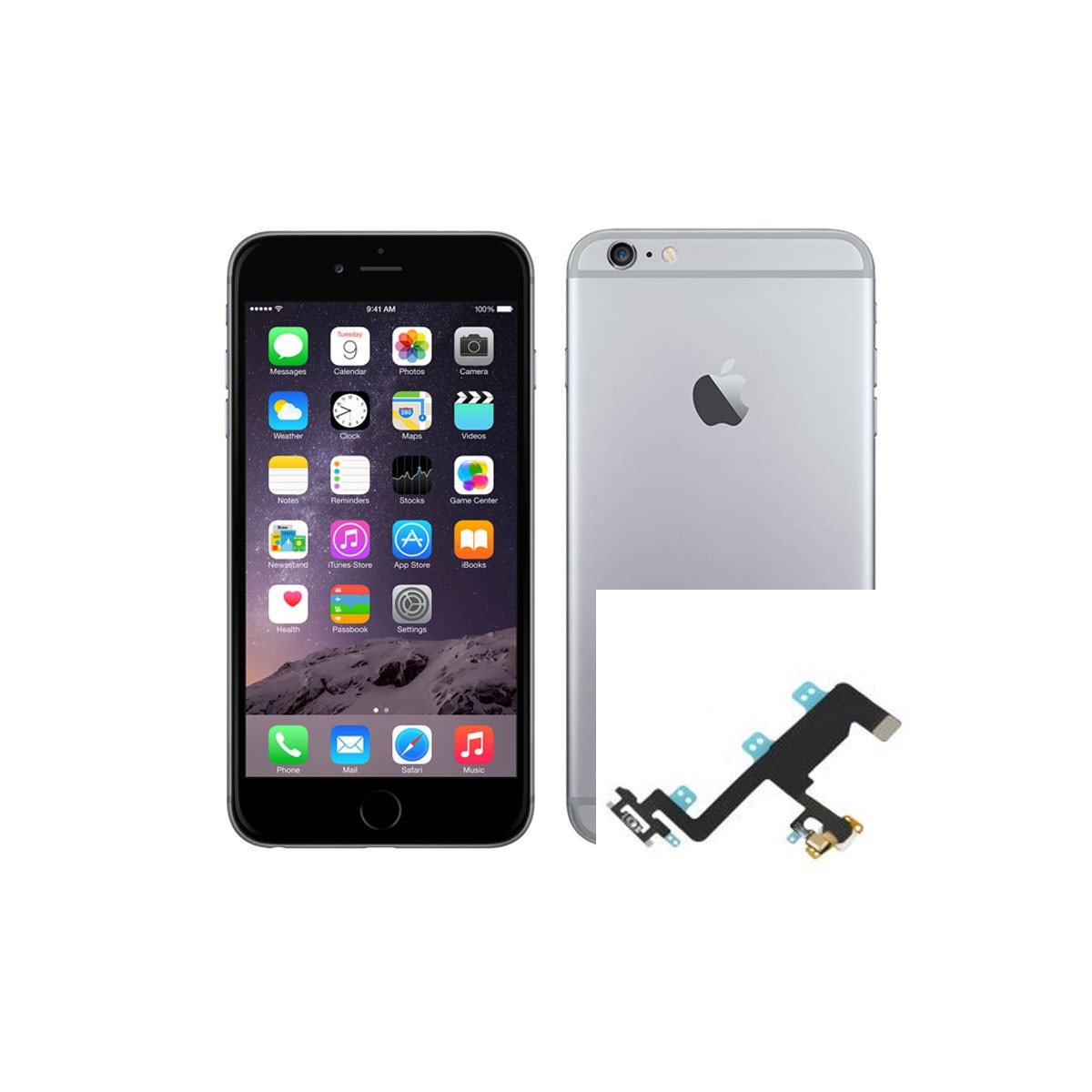 Reparacion Flex encendido y volumen iPhone 6 Plus