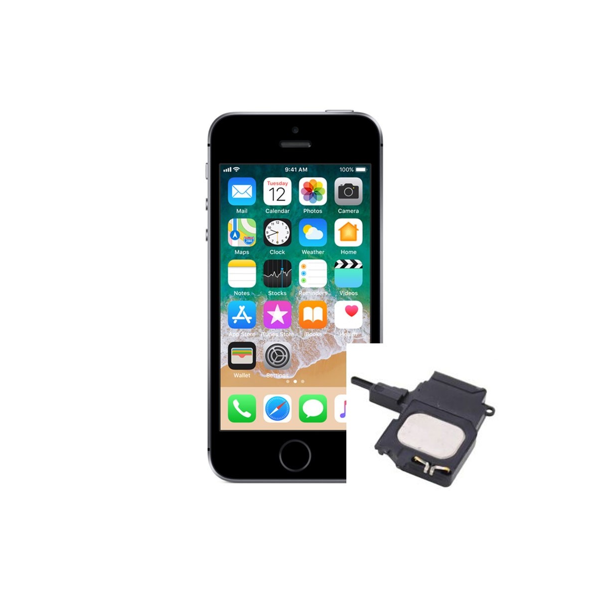Reparacion Altavoz buzzer iPhone SE