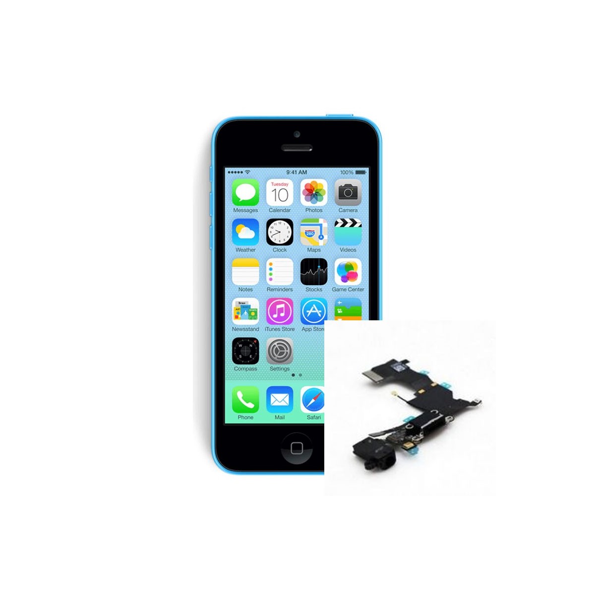 Reparacion Conector de carga iPhone 5C