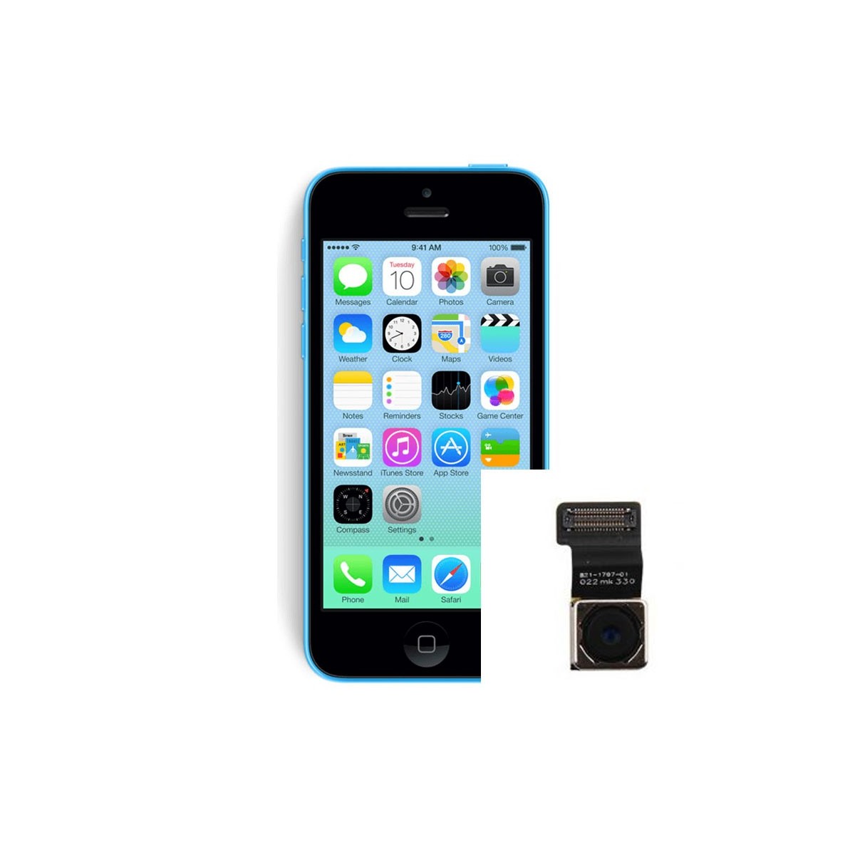Reparacion Camara trasera iPhone 5C