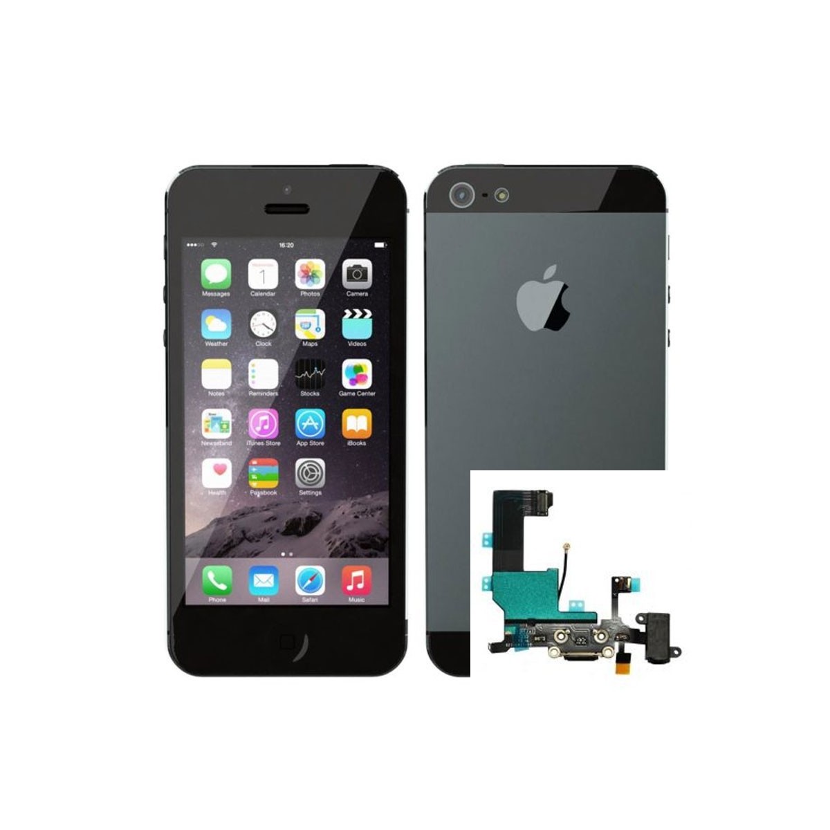 Reparacion Conector de carga iPhone 5