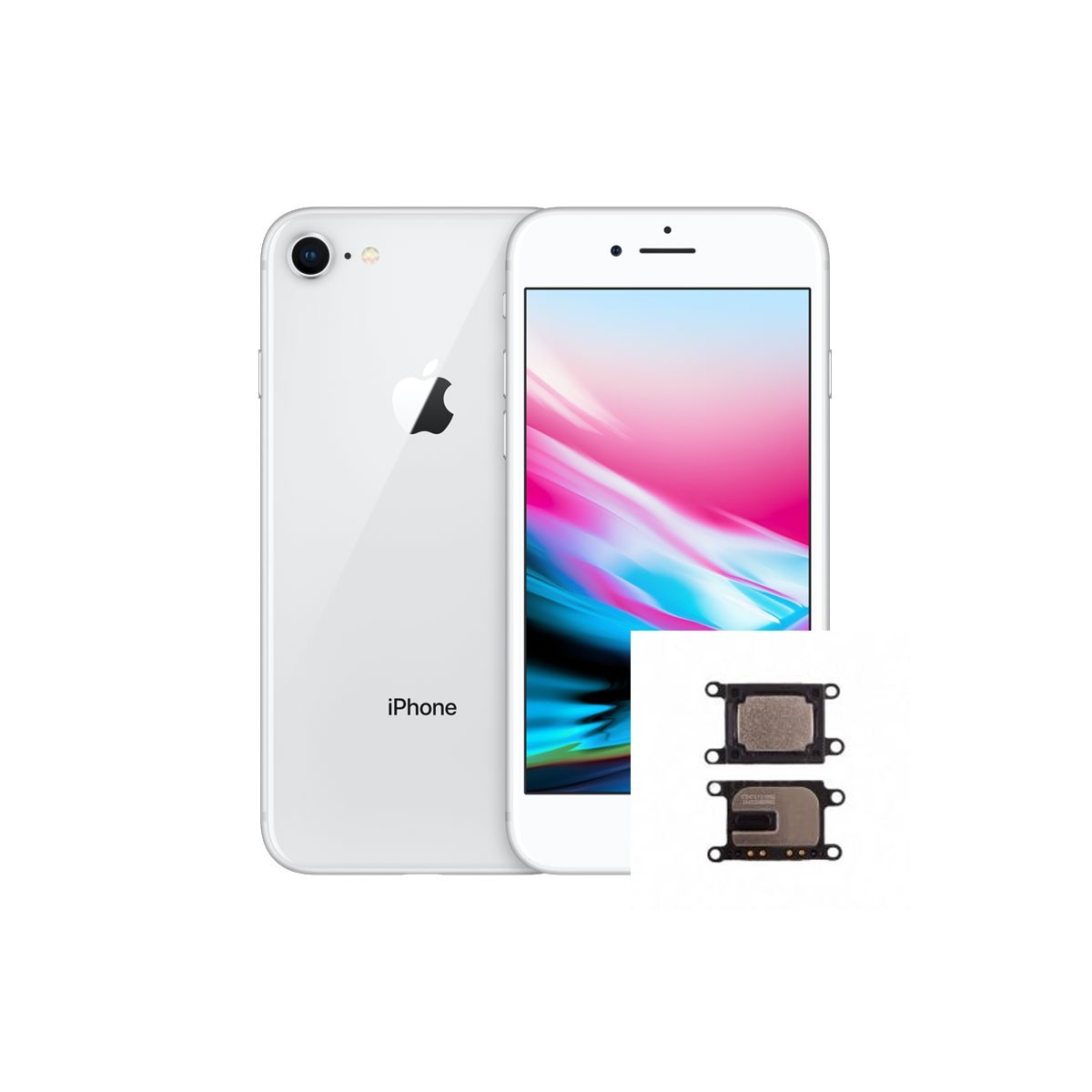 Reparacion Altavoz auricular iPhone 8