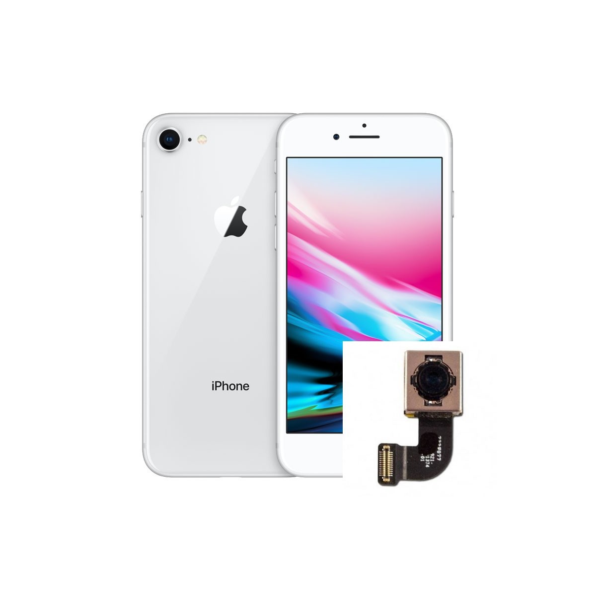 Reparacion Camara trasera iPhone 8