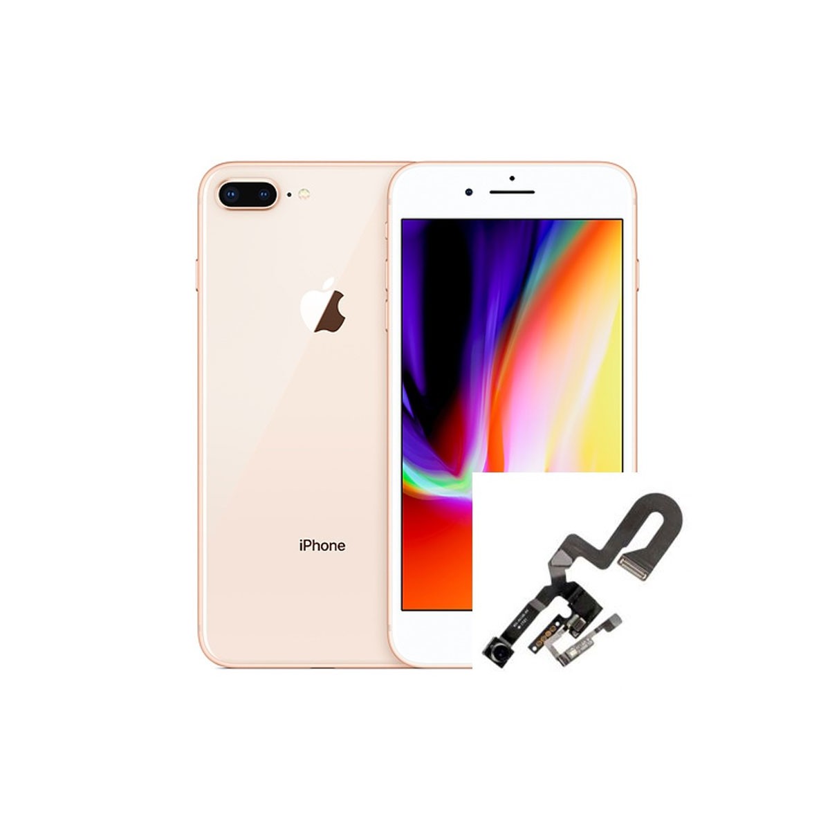 Reparacion camara delantera 8 Plus