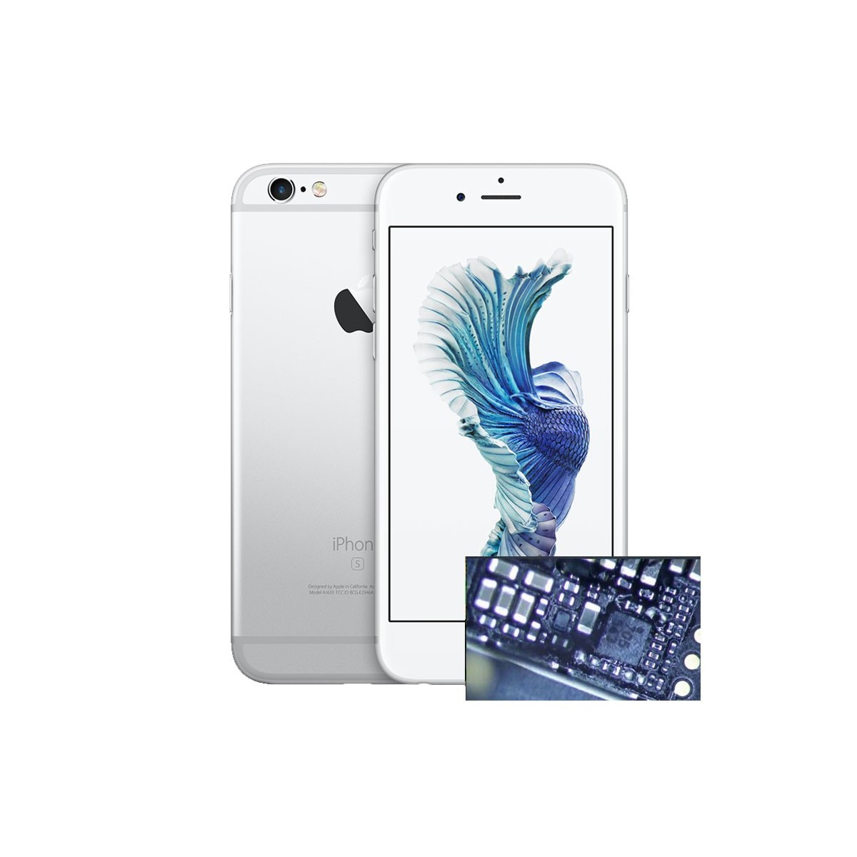 Reparacion Chip iluminacion iphone 6s