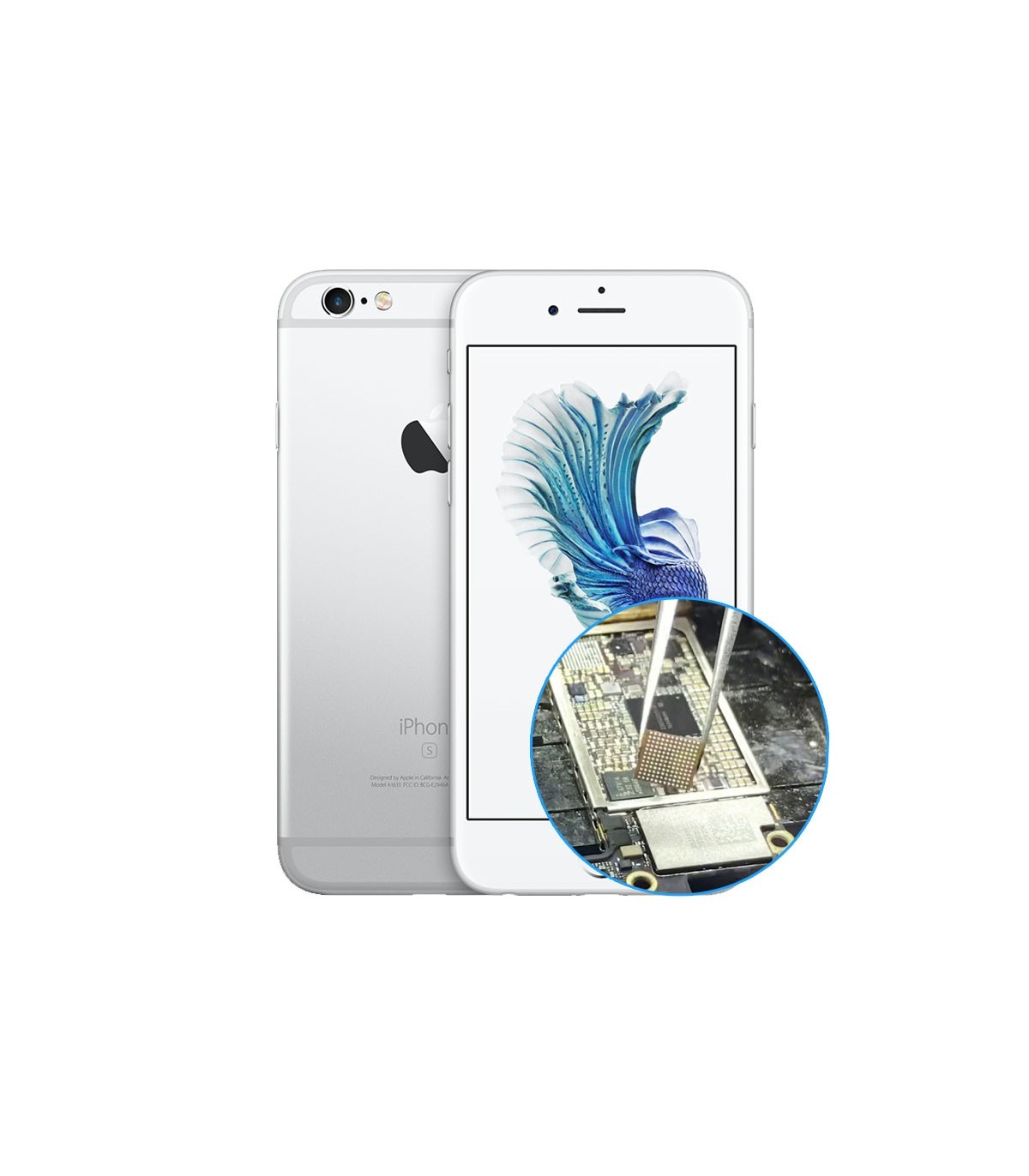 Reparacion Chip tactil iphone 6s Plus