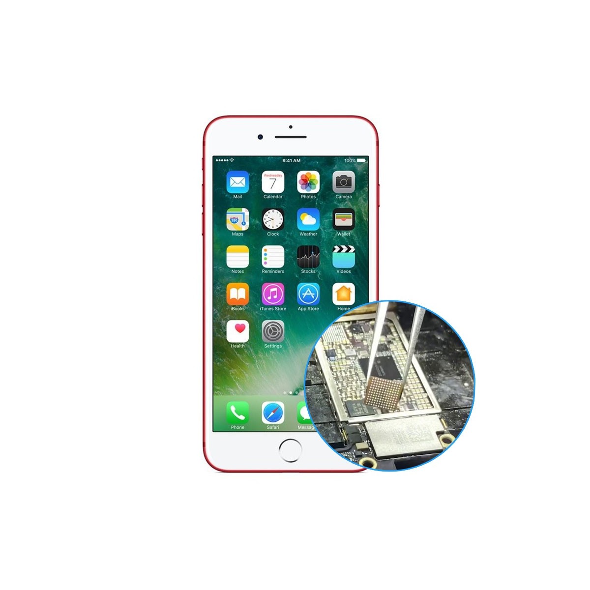 Reparacion Chip tactil iphone 7 Plus