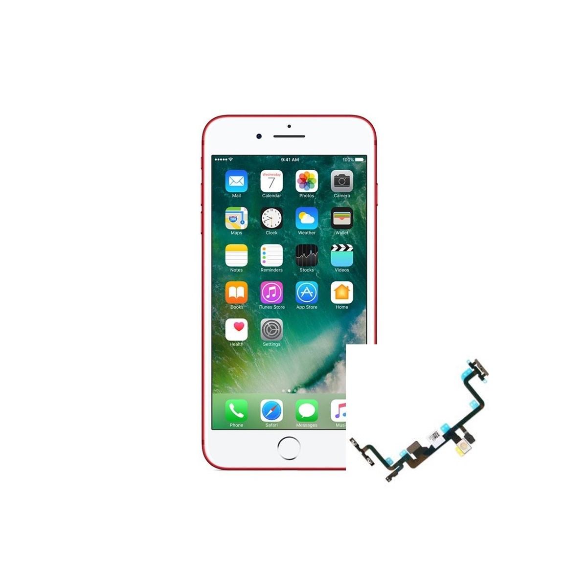 Reparacion Flex encendido iphone 7 Plus