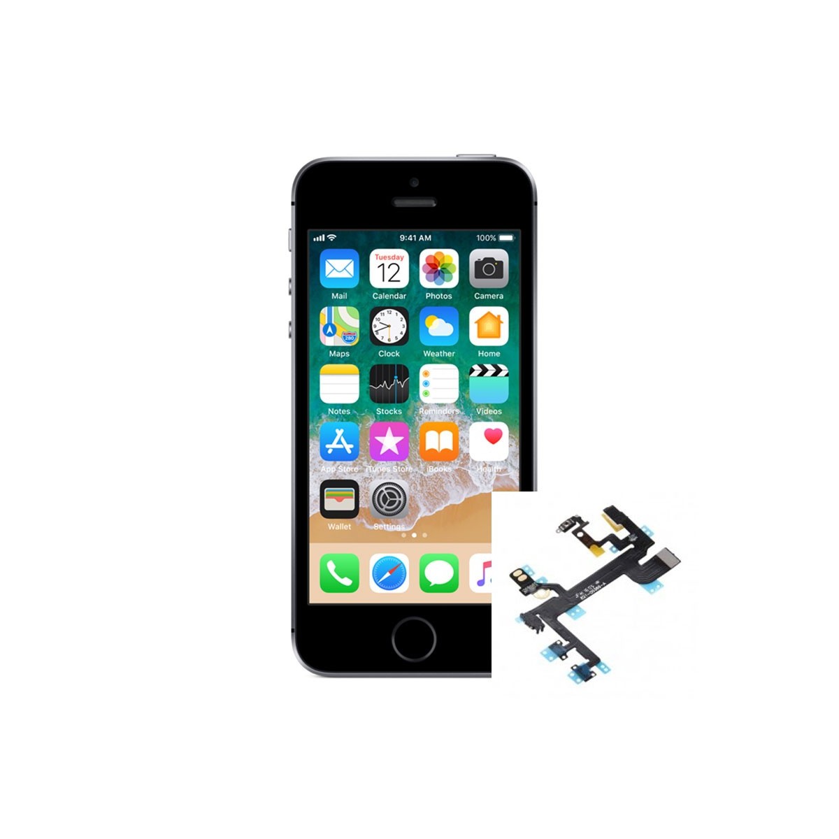 Reparacion boton de volumen iphone SE