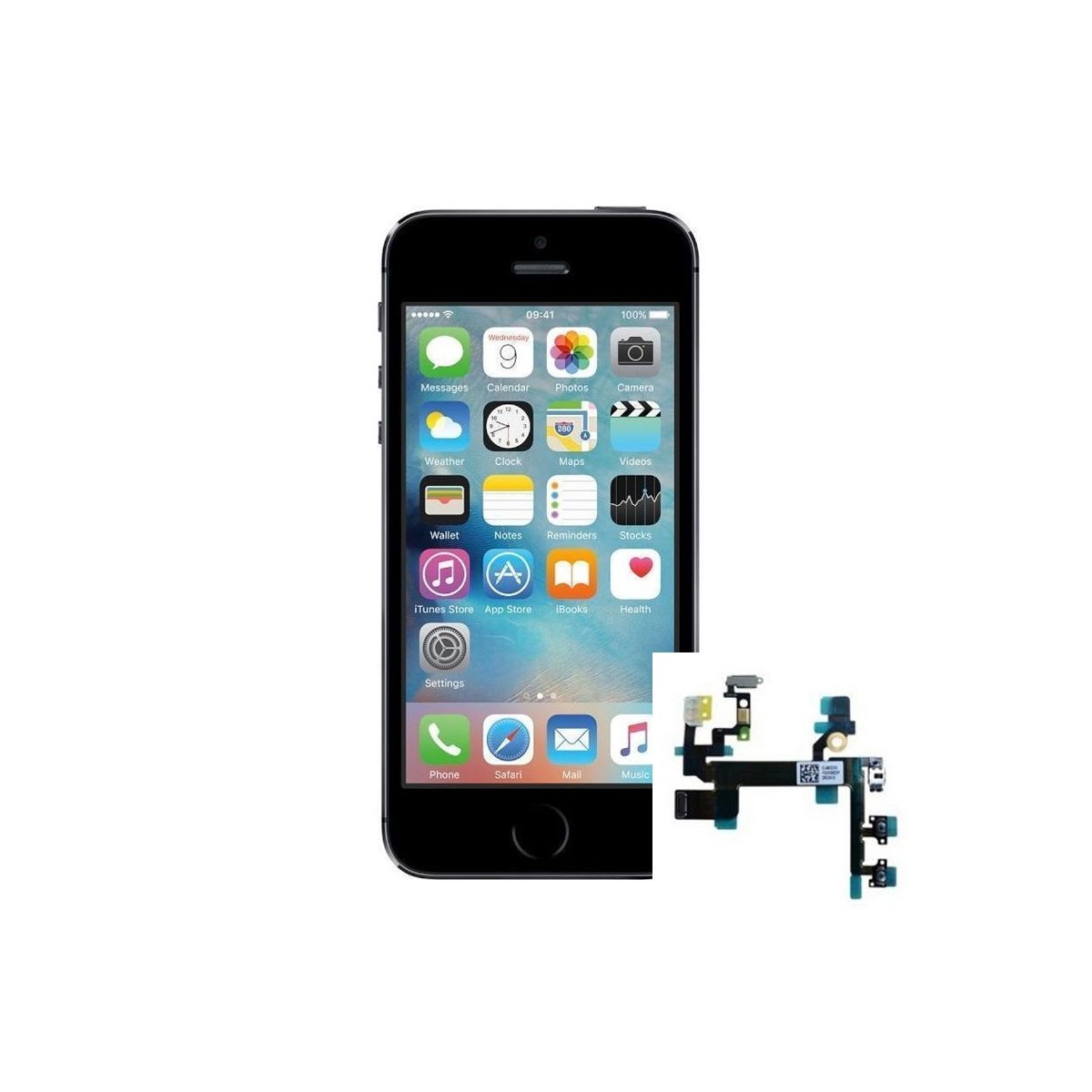Reparacion boton de volumen iphone 5s