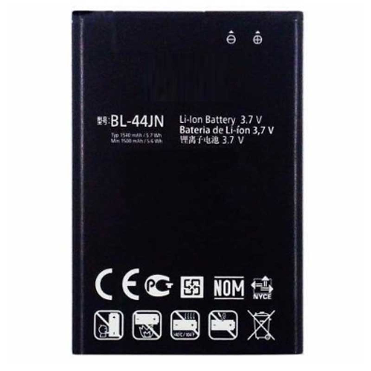 Batería BL-44JN LG P970 C660 E730 E400 E610 Optimus L3 L5