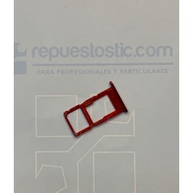 Bandeja Dual SIM Micro SD huawei p smart 2019 Rojo