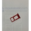 Bandeja Dual SIM Micro SD huawei p smart 2019 Rojo