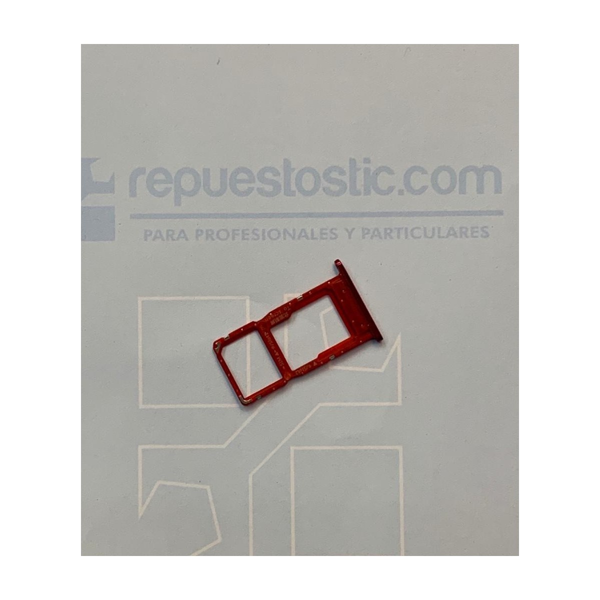Bandeja Dual SIM Micro SD huawei p smart 2019 Rojo