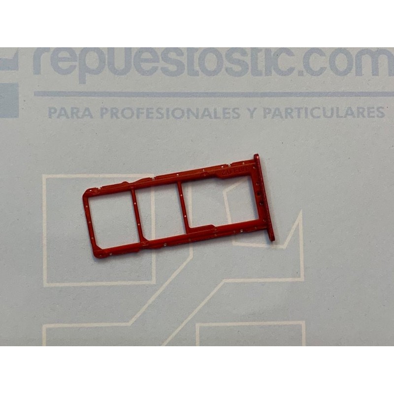 Bandeja Dual SIM Micro SD Huawei Y6 2019 Rojo
