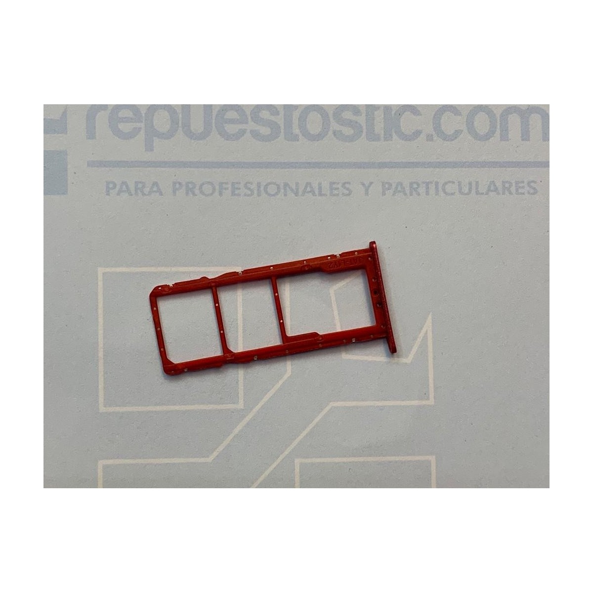 Bandeja Dual SIM Micro SD Huawei Y6 2019 Rojo
