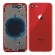 chasis iPhone 8, iPhone SE 2020 (tapa com logo + marco) rojo