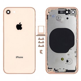 chasis iPhone 8 (tapa con logo + marco) oro