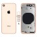 chasis iPhone 8, iPhone SE 2020 (tapa com logo + marco) ouro