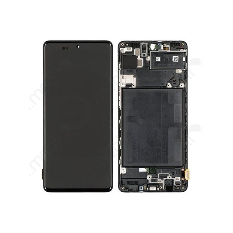 Pantalla completa con marco Samsung Galaxy A71, SM-A715F Negro