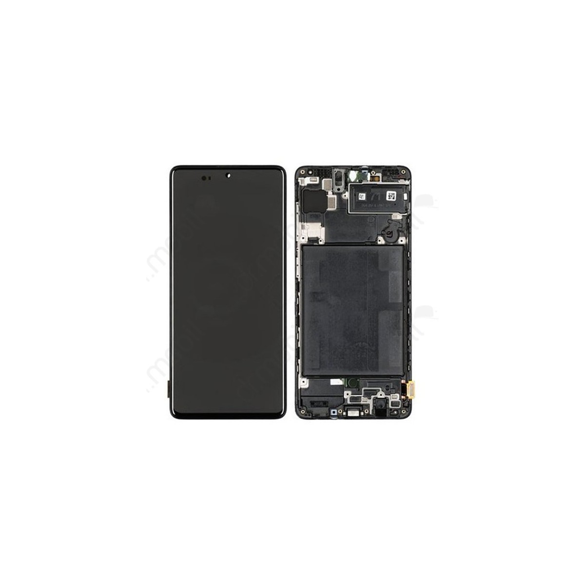 Pantalla completa con marco Samsung Galaxy A71, SM-A715F Negro