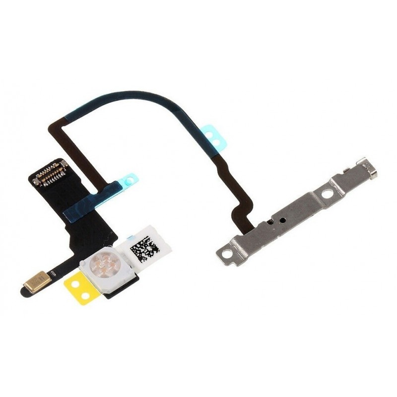 OEM Power ON/OFF Switch Button Flex Cable without Metal Plate for iPhone XS Max 6.5 inch