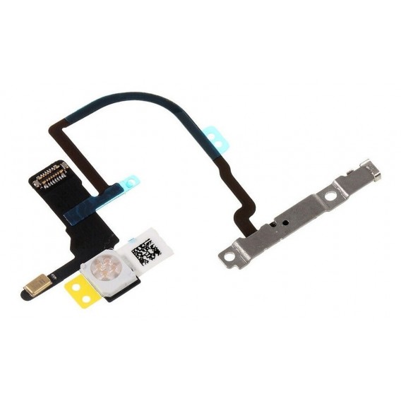 OEM Power ON/OFF Switch Button Flex Cable without Metal Plate for iPhone XS Max 6.5 inch