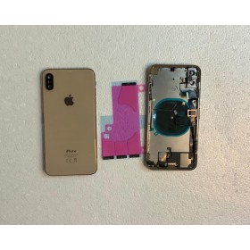 Chasis y tapa trasera con componente para iPhone Xs Max Oro