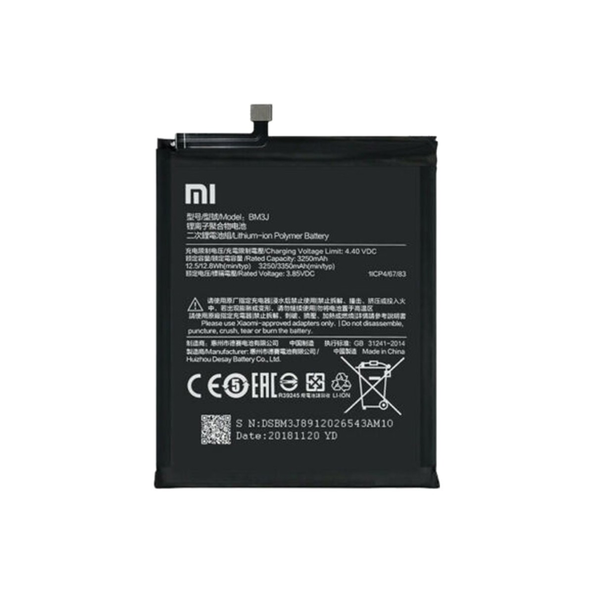 Bateria BM3J Xiaomi Mi 8 lite