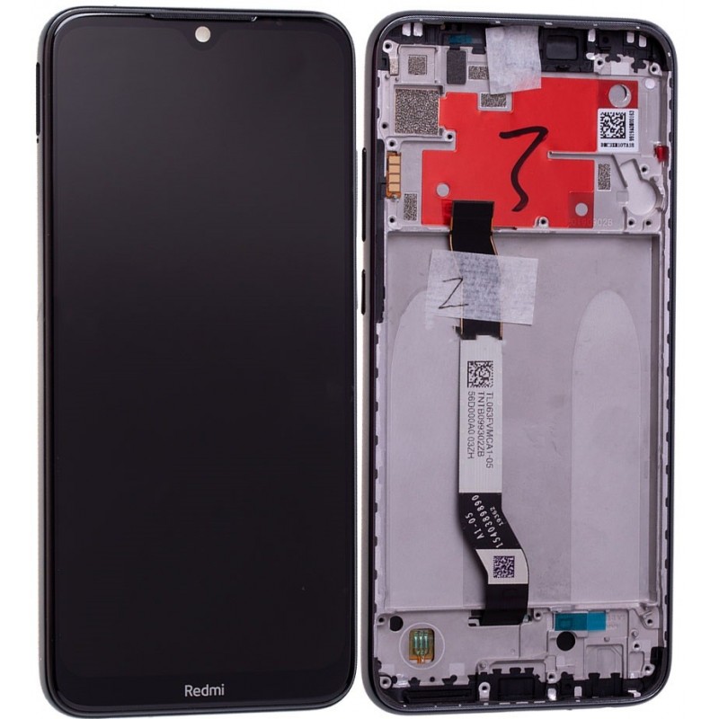 Pantalla completa con marco Xiaomi Redmi Note 8T Gris Original