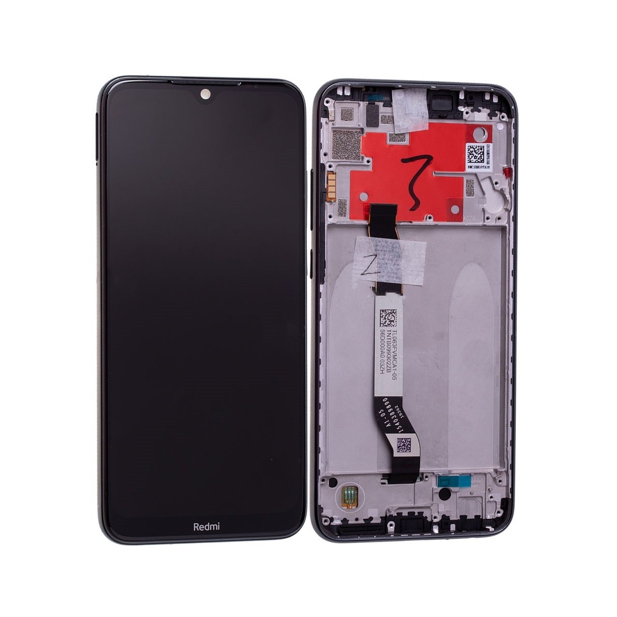 Pantalla completa con marco Xiaomi Redmi Note 8T Gris Original