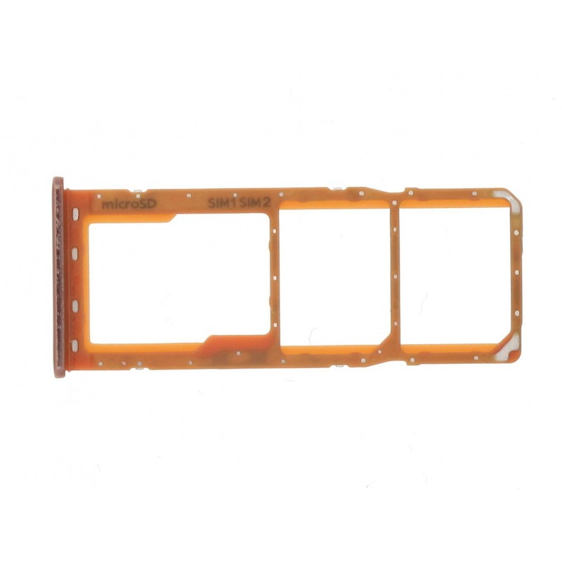Bandeja Dual SIM Micro SD Samsung Galaxy A50 A505 Naranja