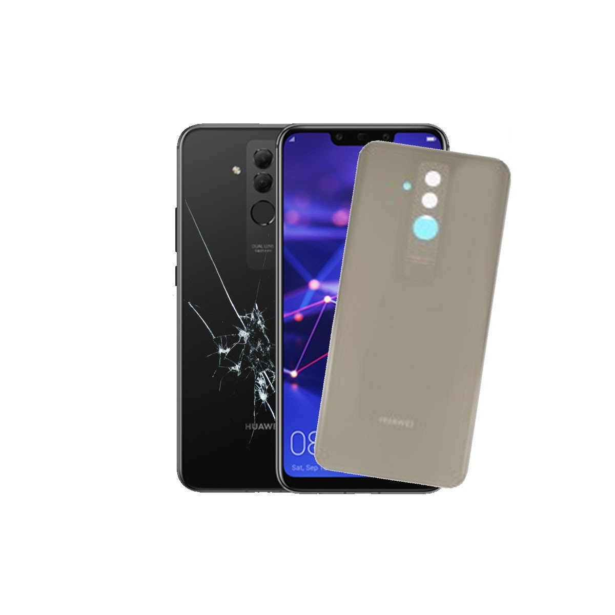 Reparacion Tapa trasera Huawei Mate 20 lite