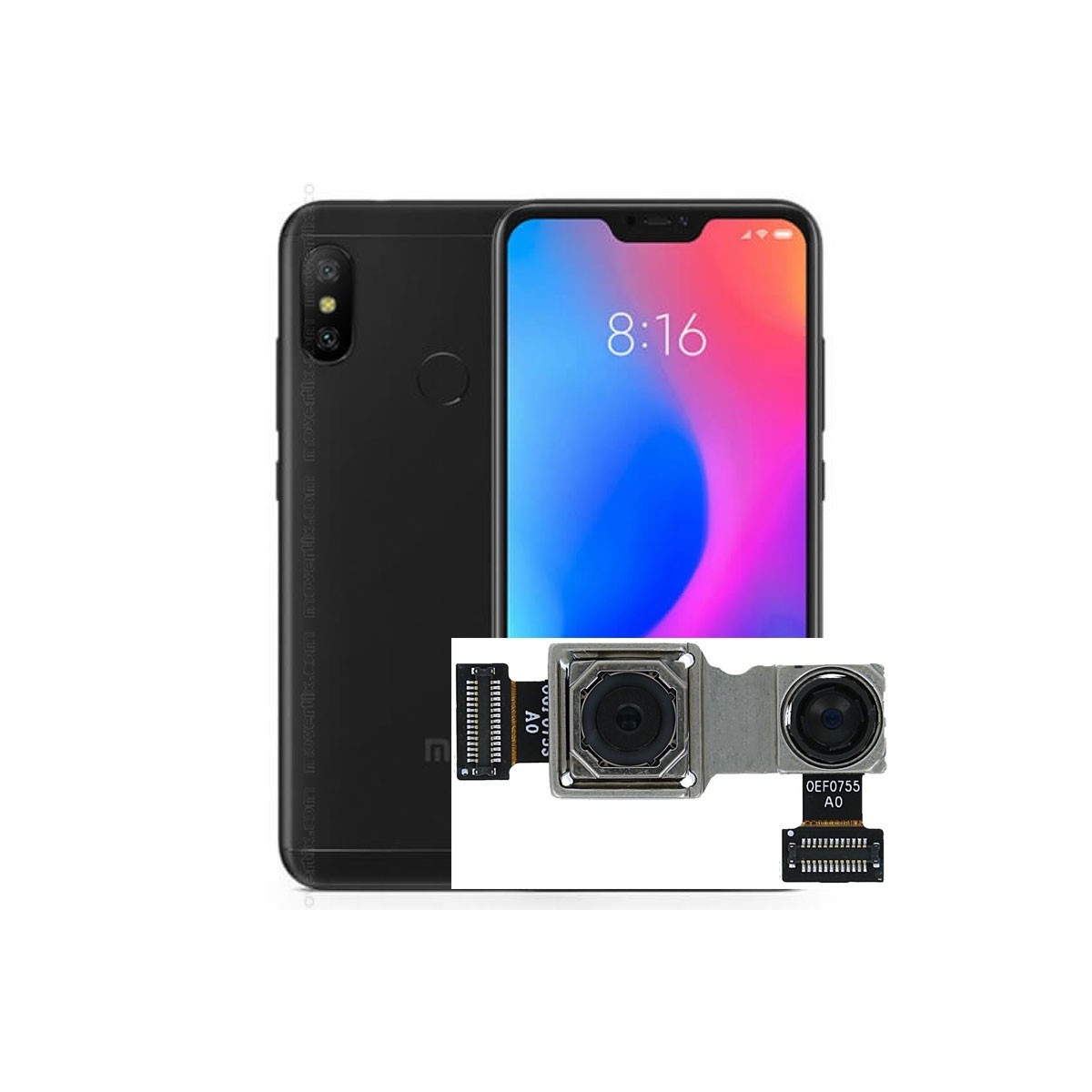 Reparacion Camara trasera Xiaomi Redmi Note 6 Pro