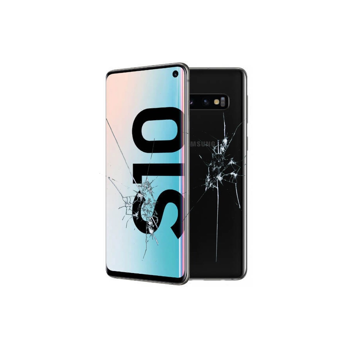Reparacion Pantalla (solo cristal) y tapa trasera Samsung Galaxy S10 G973F