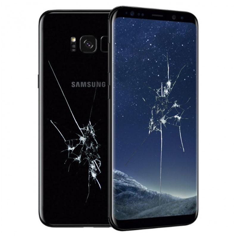 Reparacion Pantalla (solo cristal) y tapa trasera Samsung Galaxy S8 Plus G955F