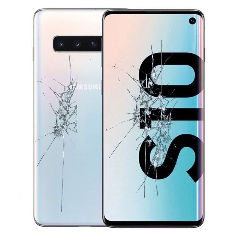 Reparacion Pantalla completa y tapa trasera Samsung Galaxy S10 G973