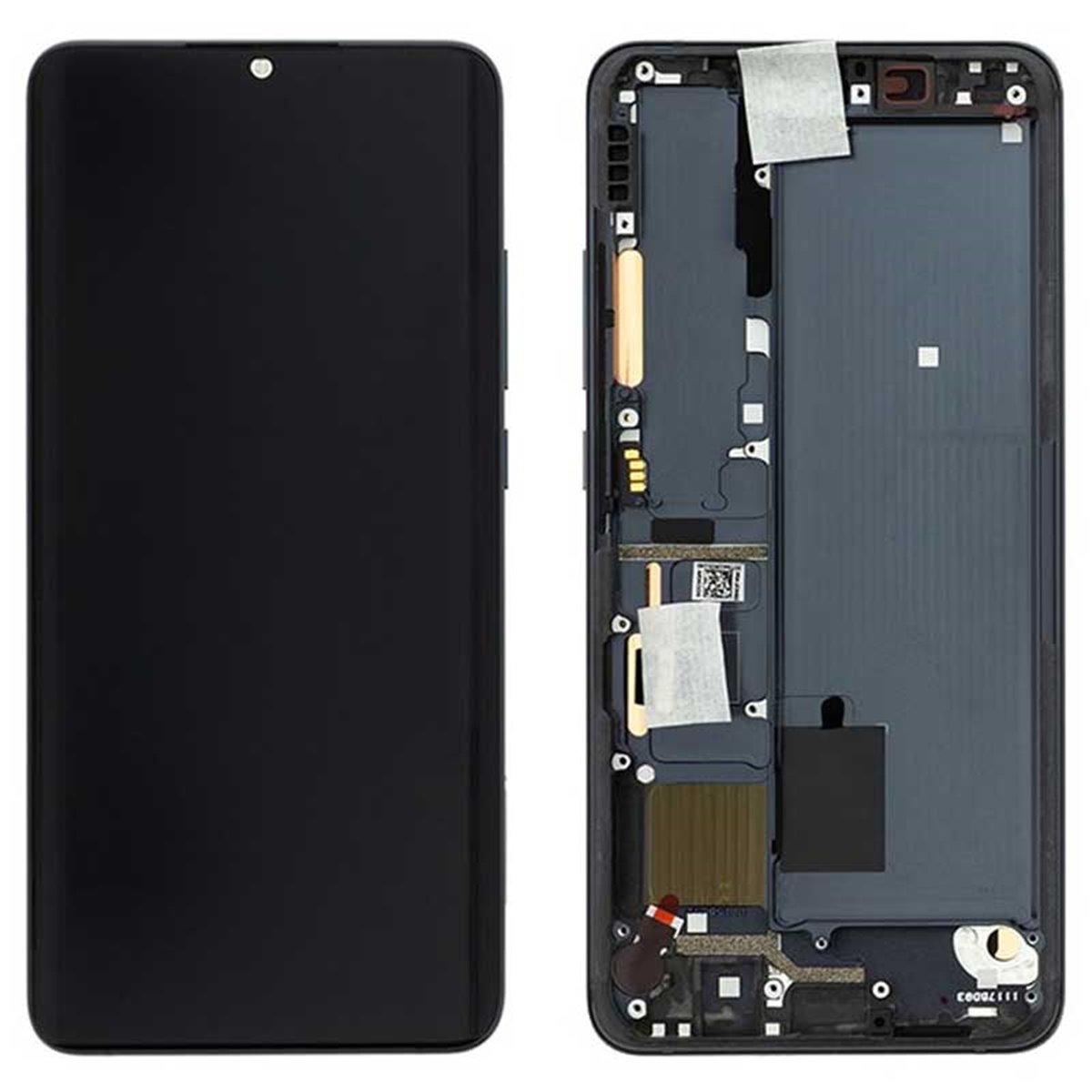 Pantalla completa original con marco Xiaomi Mi Note 10 Negro