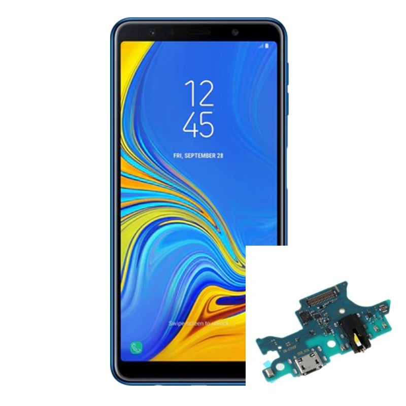 Reparacion Microfono y Conector de carga Samsung galaxy a7 2018 a750