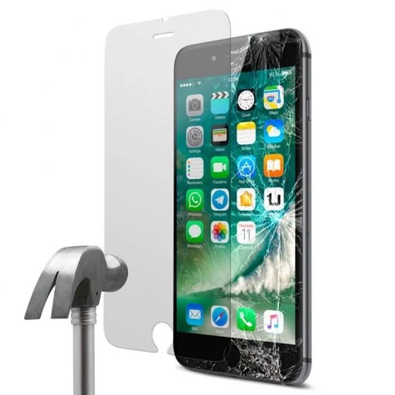 ✓ Protector pantalla cristal templado iPhone 7 Plus