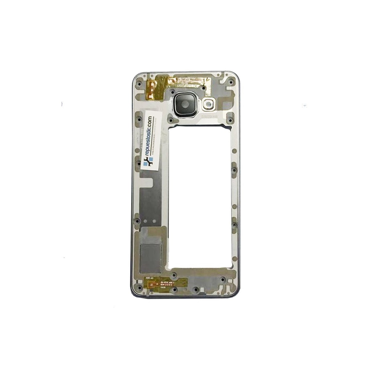 Carcasa central negra original Para Samsung Galaxy SM-A310- A3 (2016) (Remanufacturada)