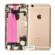 Carcasa Trasera Completa para iPhone 6 color Oro Rosado 