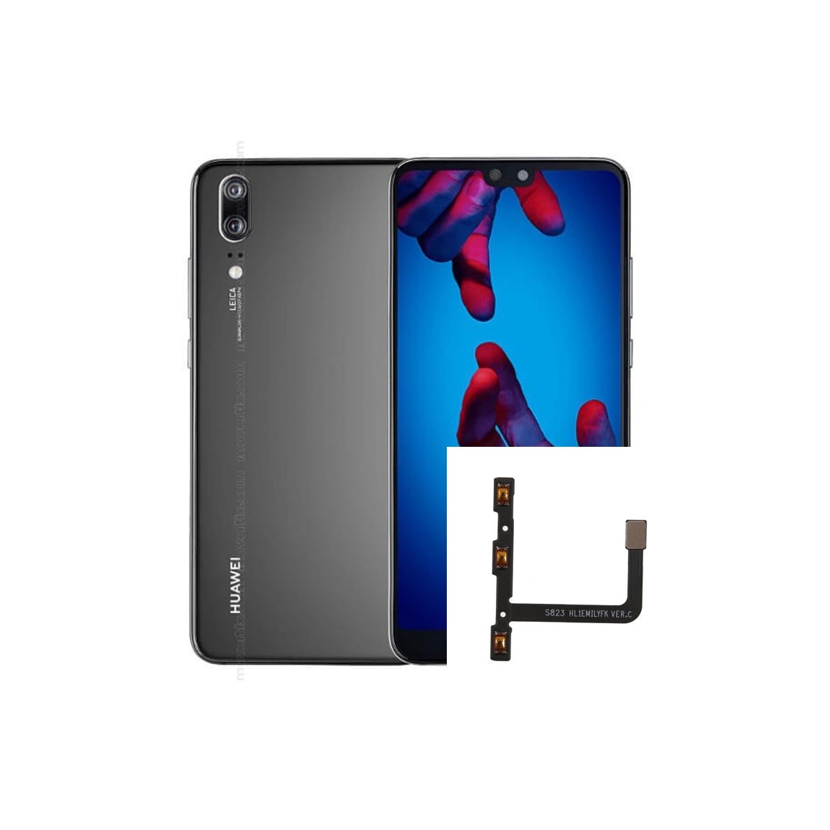 Reparacion Flex encendido y volumen Huawei P20