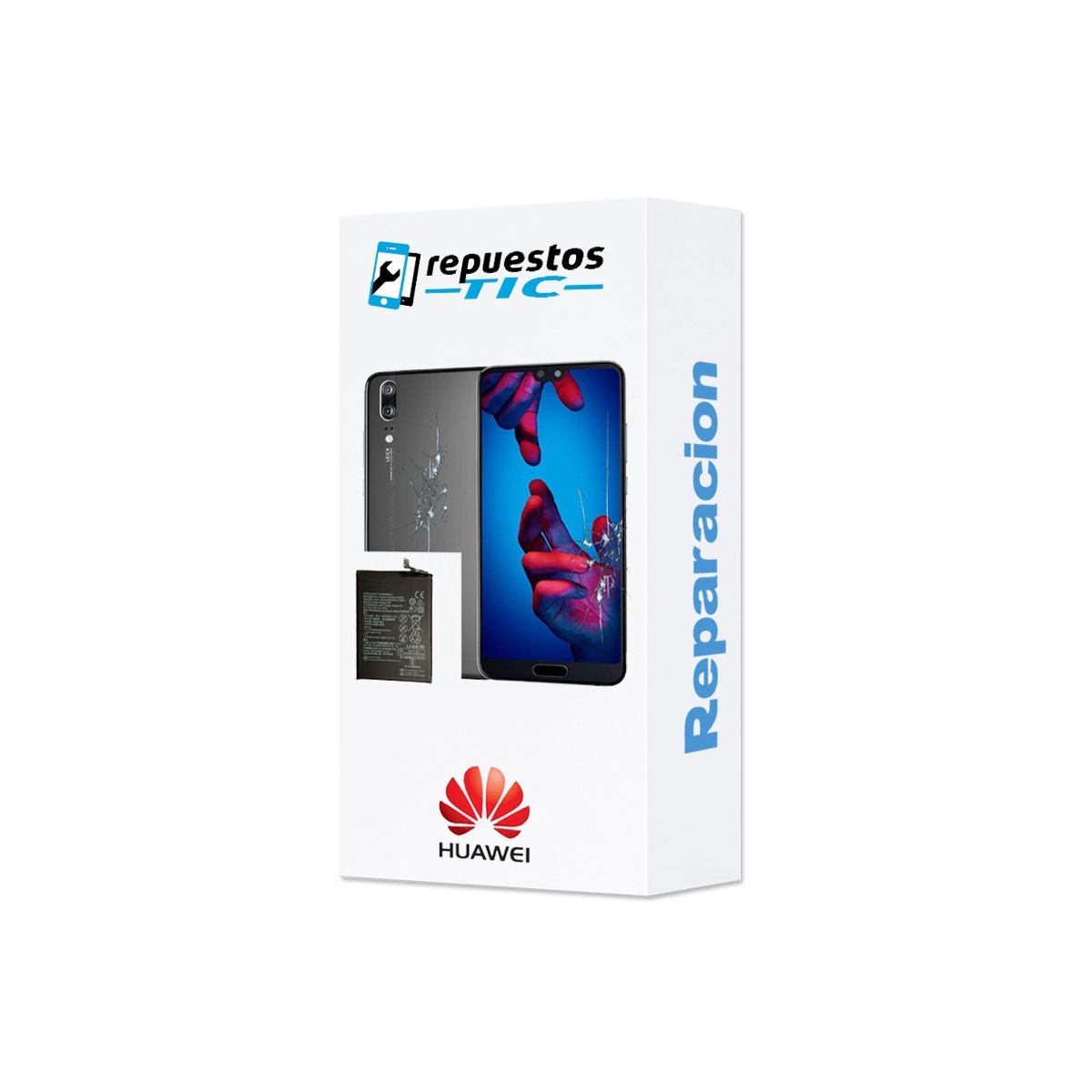 Reparacion Pantalla + Tapa trasera + bateria Huawei P20
