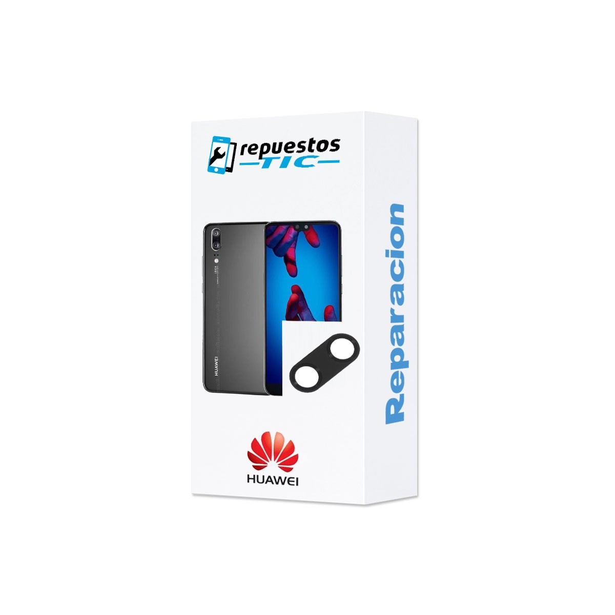 Reparacion Lente Camara trasera Huawei P20