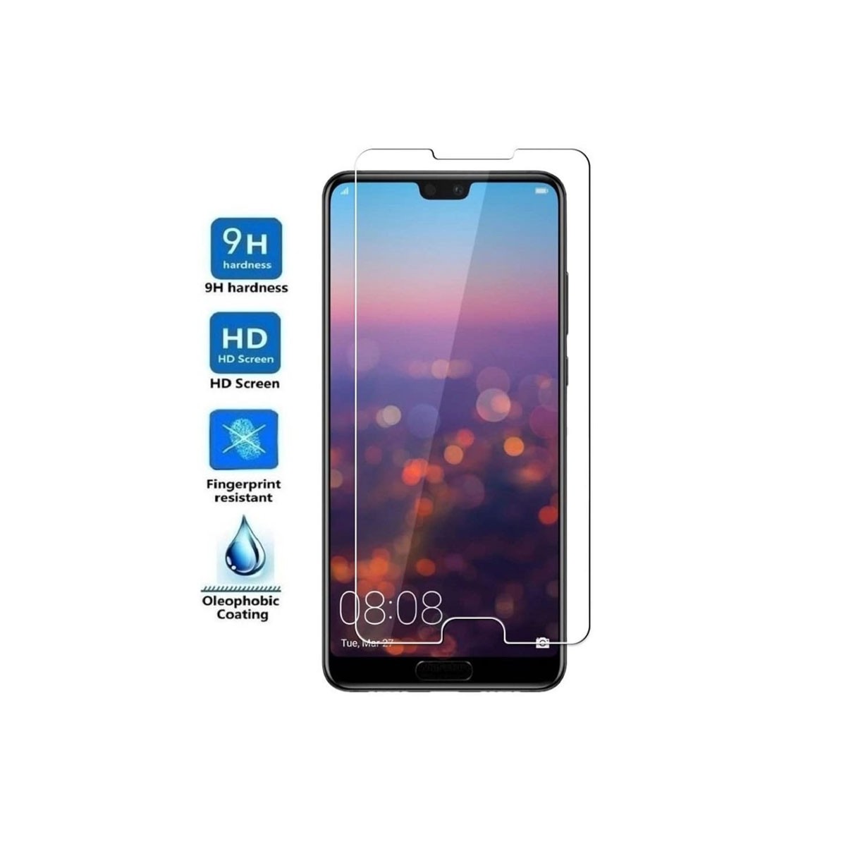 Protector pantalla cristal templado Huawei P20