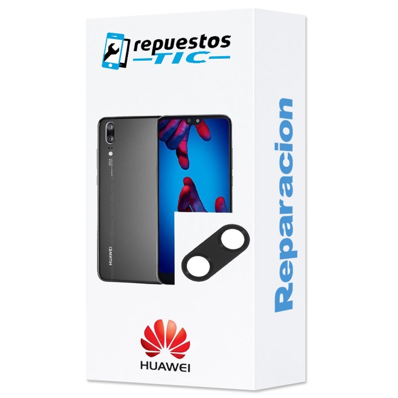 Reparacion Tapa trasera + lente de camara trasera Huawei P20 